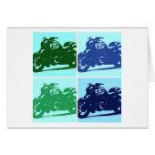 Motorcycle Pop Art (Front Horizontal)