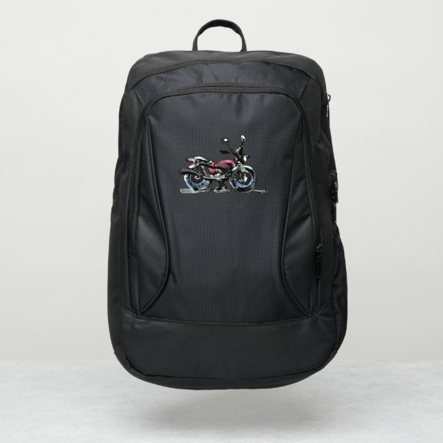 Motorcycle Port Authority® Backpack (Front)