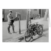 Motorcycle Postman, 1909 (Front Horizontal)
