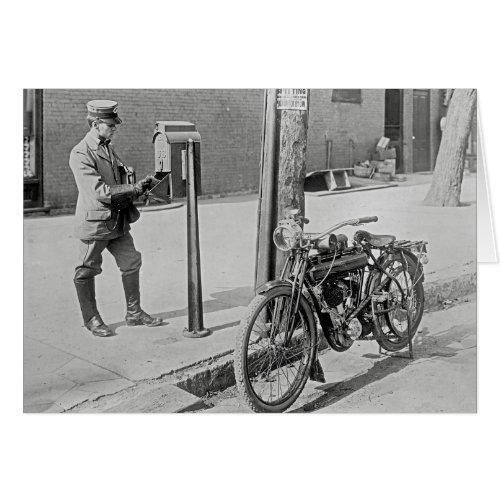 Motorcycle Postman 1909