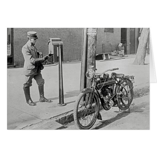 Motorcycle Postman, 1909 Cards (Front Horizontal)
