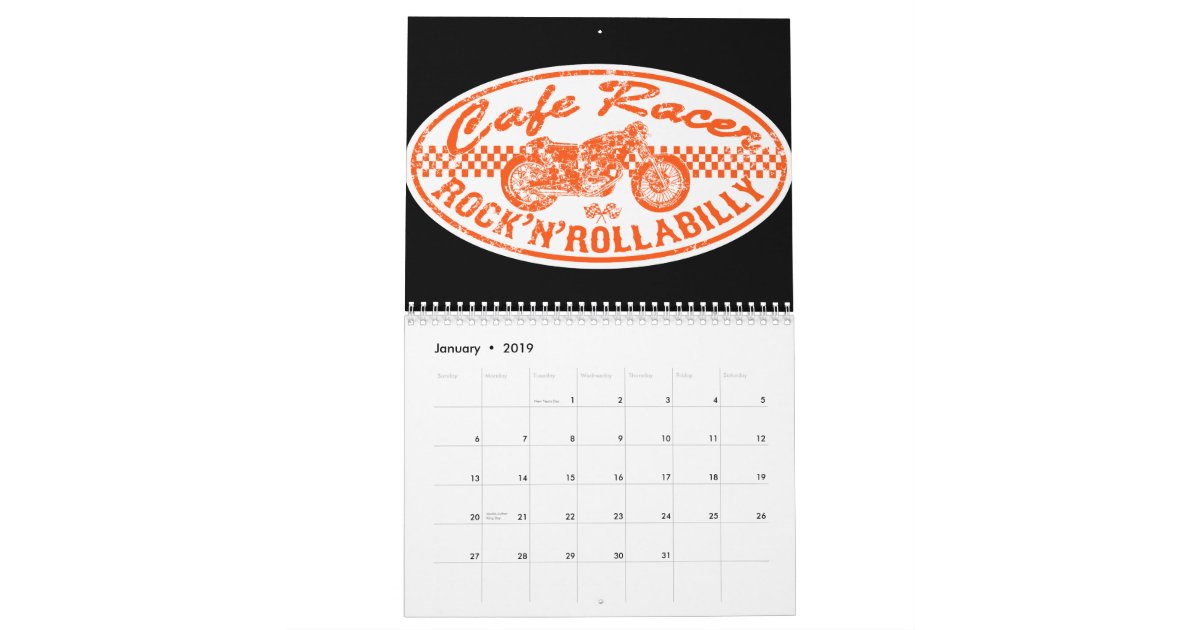 Motorcycle race calendar | Zazzle.com