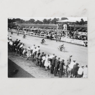 Motorcycle Race Postcard