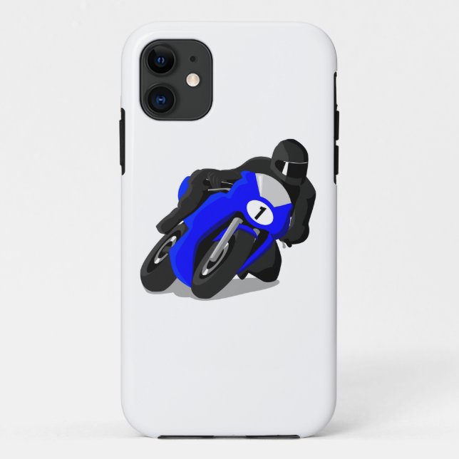 Motorcycle Racer Case-Mate iPhone Case (Back)