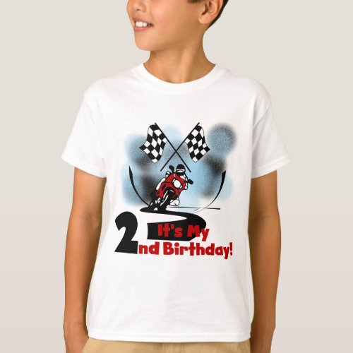 Motorcycle Racing 2nd Birthday Tshirts and Gifts