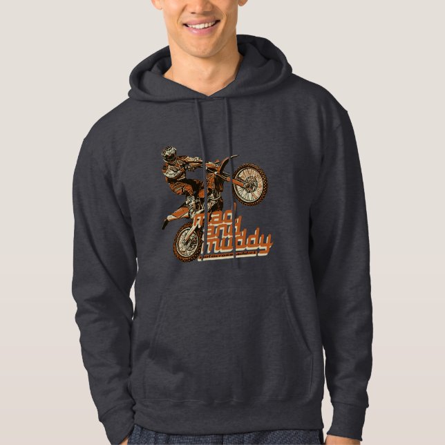 Motorcycle racing addict hoodie (Front)