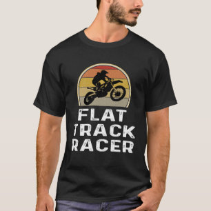 Motorcycle Racing Flat Track Racer Retro T-Shirt