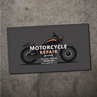 Motorcycle Repair Business Card