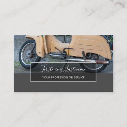 Motorcycle repair experts and bike mechanics business card