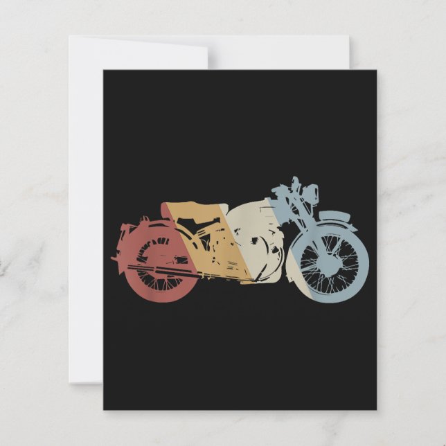 Motorcycle Retro Style Vintage (Front)