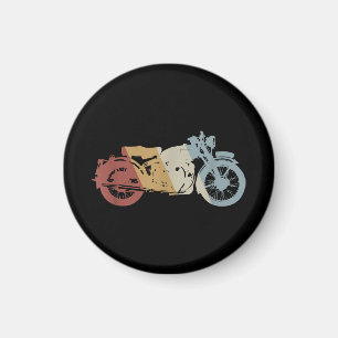 Motorcycle Retro Style Vintage Magnet