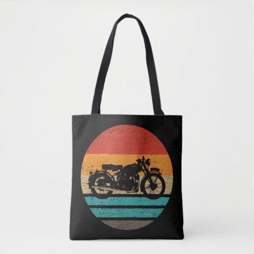 Motorcycle Retro Style Vintage  Tote Bag