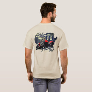 Motorcycle Ride the Historic Route 66 Road Trip T- T-Shirt