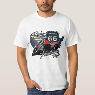 Motorcycle Ride the Historic Route 66 Road Trip T- T-Shirt