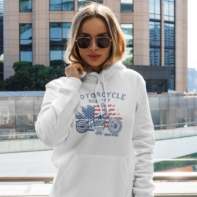 Motorcycle Road Trip Route 66 Sturgis or Bust  Hoodie (Creator Uploaded)