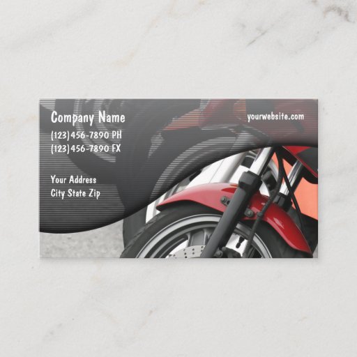 Customizable Automotive Business Cards