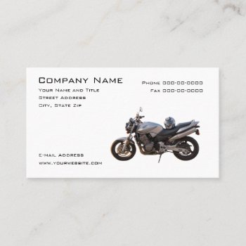 Motorcycle Sales Business Card by BusinessCardsCards at Zazzle