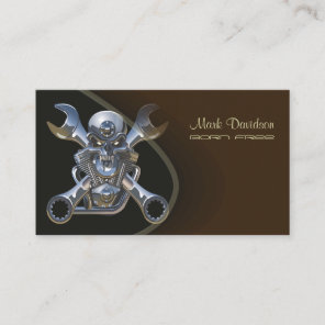 Motorcycle sales   repair businesscards business card