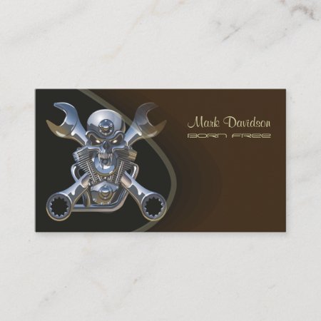 Motorcycle Sales   Repair Businesscards Business Card