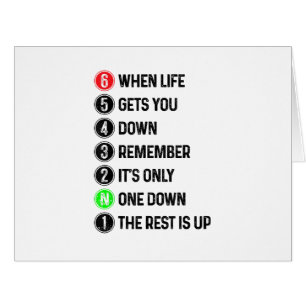 Motorcycle Shift Funny Saying Motocross Motorbike Cards