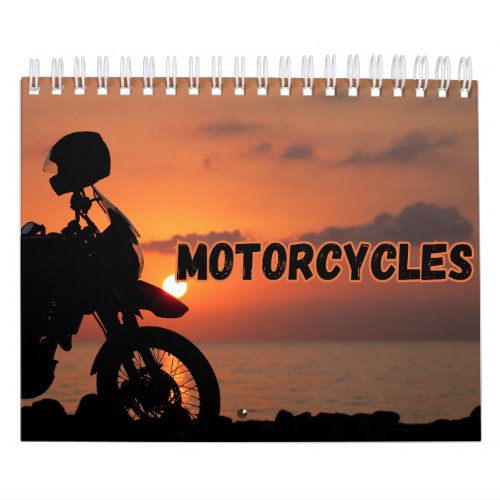 Motorcycle Showcase Collection Wall Calendar