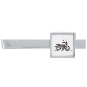 Motorcycle Silver Finish Tie Bar