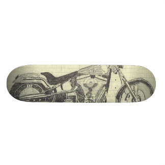 MOTORCYCLE SKATEBOARD DECK