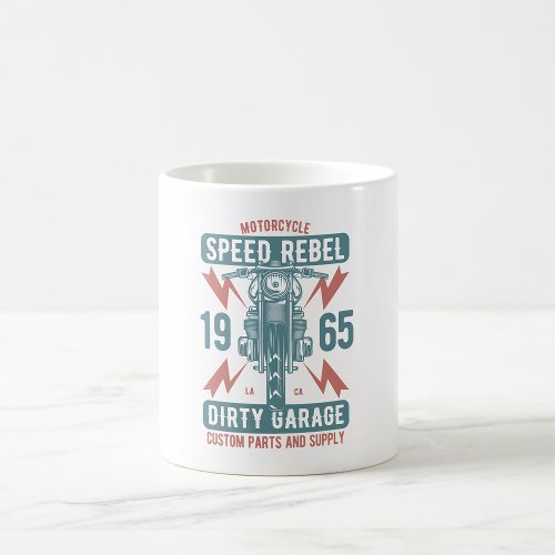 Motorcycle Speed Rebel 1965 Coffee Mug