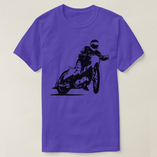 Motorcycle Speedway Racing  T-Shirt (Design Front)