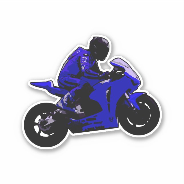 Motorcycle Sticker (Front)