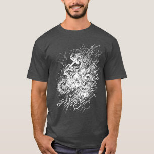 Motorcycle Street Sports Vintage Splash Style funn T-Shirt
