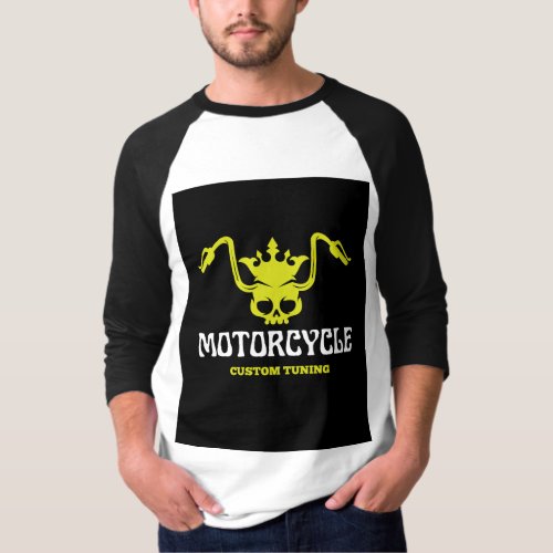 Motorcycle t shirt design 