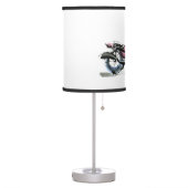 Motorcycle Table Lamp (Left)