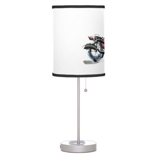 Motorcycle Table Lamp (Left)