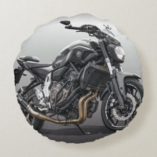 Motorcycle - The Dream Bike Round Pillow