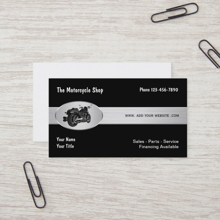 Motorcycle Theme Business Card