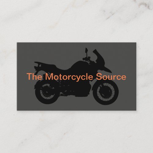 Motorcycle Theme Simple Design Business Card