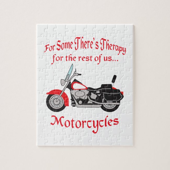 Motorcycle Therapy Jigsaw Puzzle