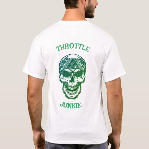 Motorcycle Throttle Junkie T_Shirt