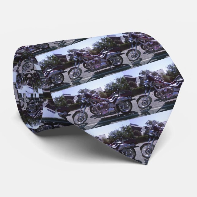 "MOTORCYCLE" TIE FOR YOUR GUY (Rolled)