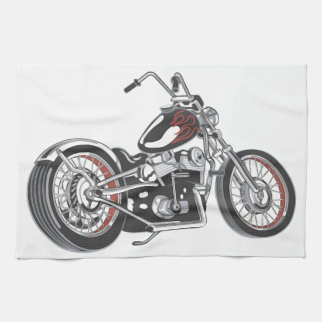 Motorcycle. Towel (Horizontal)