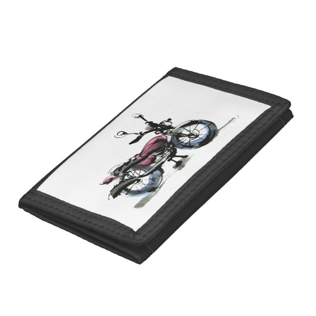 Motorcycle Trifold Wallet (Bottom)