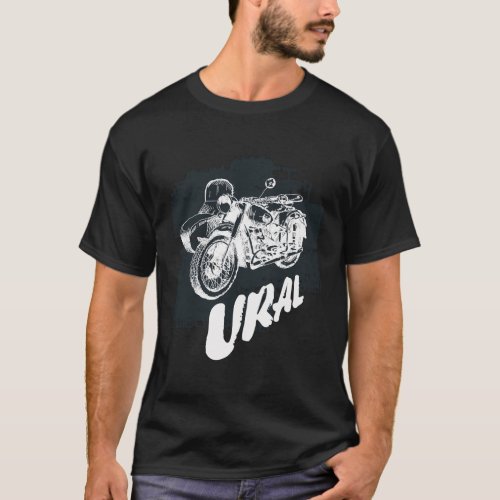 Motorcycle Ural Sidecar Motorbike T_Shirt