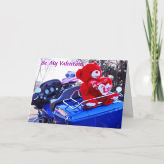 Motorcycle Valentine Holiday Card