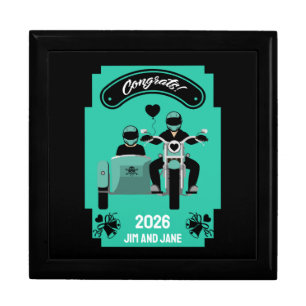 Motorcycle Wedding Gifts For Couple Gift Box
