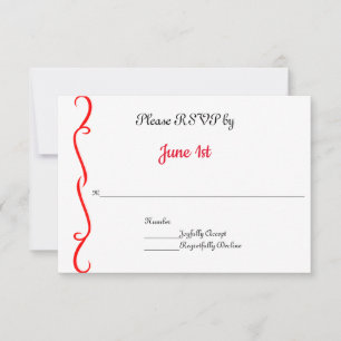 Motorcycle Wedding Invitations RSVP Cards