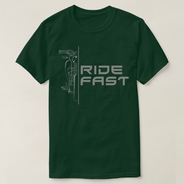 Motorcycle with fastest Acceleration T-Shirt (Design Front)