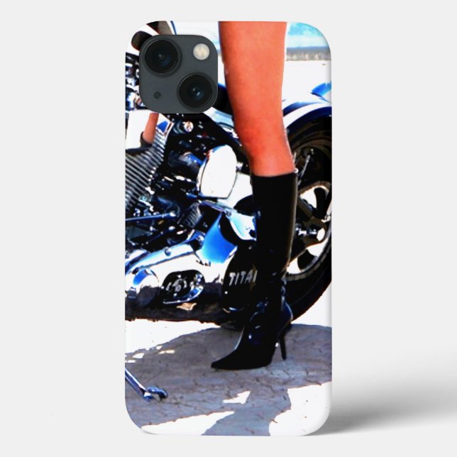 Motorcycle Women's Leg Hot Case-Mate iPhone Case (Back)