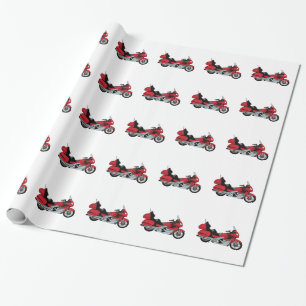 Motorcycle Wrapping Paper