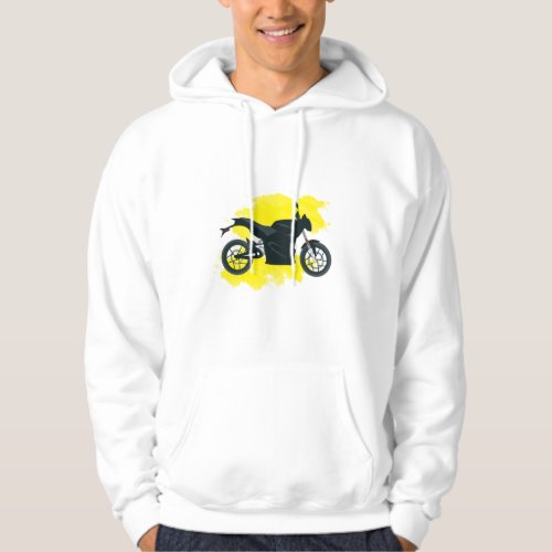 Motorcycle Yellow Paint Hoodie